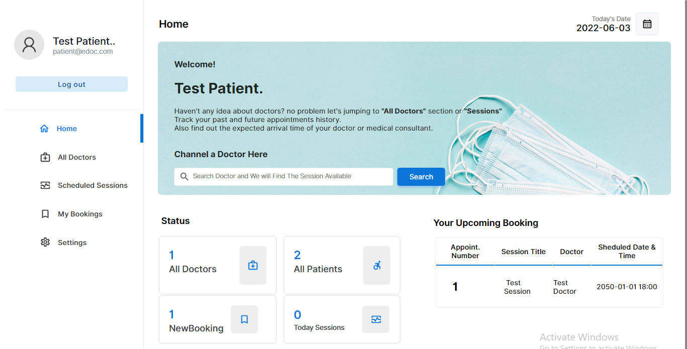 Hospital Management System — patient records and appointments